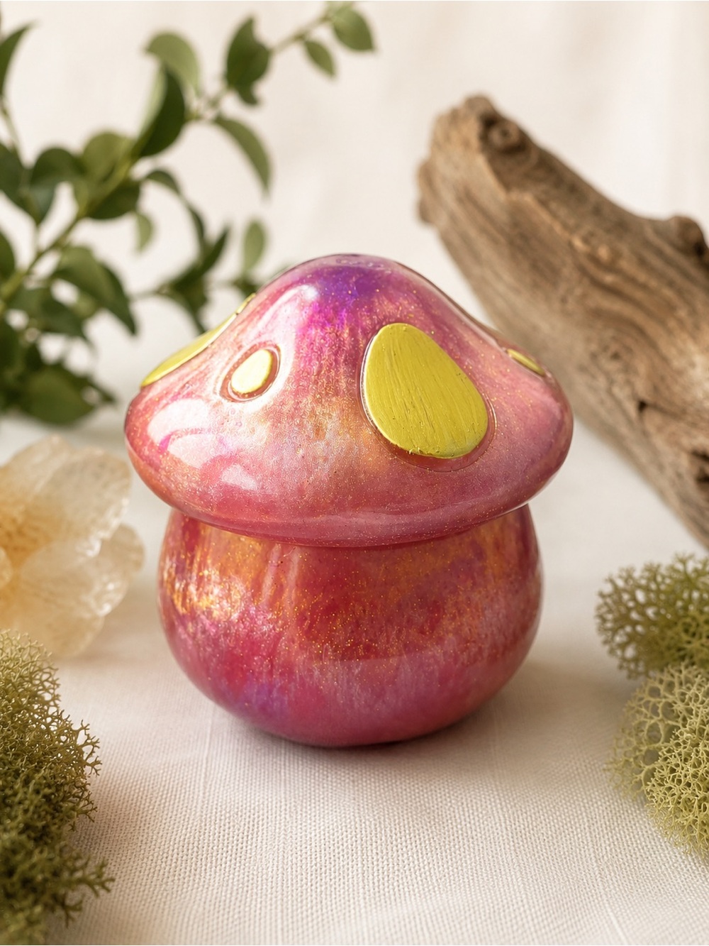 Handmade trinket jar